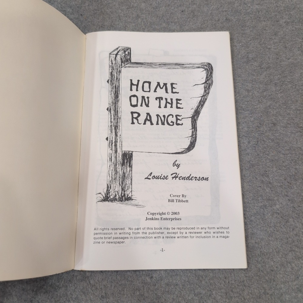 Home on the Range Recipes from the Southwest Louise Henderson Cookbook 2003 VG- - Picture 2 of 3